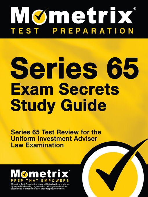Cover image for Series 65 Exam Secrets Study Guide